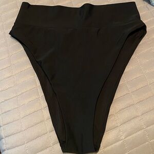 New aerie high cut cheeky bikini bottoms.